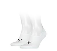 PUMA Footie High Cut Damen Socken Baumwolle white