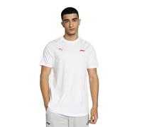PUMA Formel 1 Essentials Kleines Logo Tshirt Herren - Weiß - Größe: S