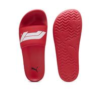PUMA Formula 1® Leadcat 2.0 Logo Slides Unisex, Schuhe, Rot, 39 Red