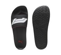 Puma Formula 1® Leadcat 2.0 Logo Slides Unisex | Mit Plain | Black/White | Größe: 39 Black