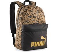 PUMA Freizeittasche PHASE AOP Backpack (091169) ONE SIZE PUMA Black-Gold PUMA No.1 Logo
