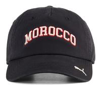 Flex Cap PUMA "Marokko ftblCulture Cap Erwachsene", Gr. onesize, schwarz for all time rot, Oberseite: 100% Baumwolle. Unteres Visier: 100% Baumwolle. Schweißband: 100% Baumwolle, unifarben, Caps (3266