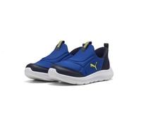 Sneaker PUMA "Fun Racer 2 SLIPTECH™ Sneakers Kinder", Damen, Gr. 34.5, vivid blau lemon sherbert gelb, Schuhe Sneaker (96489830-34,5) vivid blau lemon sherbert gelb