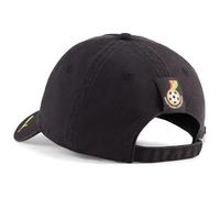 Flex Cap PUMA "Ghana ftblCulture Cap Erwachsene", Gr. onesize, schwarz pelé gelb, Oberseite: 100% Baumwolle. Unteres Visier: 100% Baumwolle. Schweißband: 100% Baumwolle, unifarben, Caps (53405810-0) s