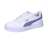 Puma Carina 2.0 Jr Sneaker, White-Pale Plum-Deeva Peach, 39 EU