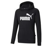 PUMA Essentials Logo Kapuzenpullover Mädchen Schwarz Größe 116