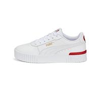 Puma Carina 2.0 Red Thread Jr für Kinder, weiß, Gr. 38 ½ EU / 5,5 Kids UK