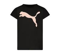 PUMA Girls' Graphic T-Shirt, Black, M