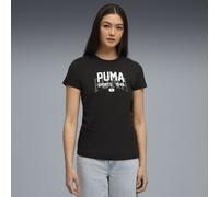 PUMA Grafik Varsity T-Shirt Damen, Kleidung, Schwarz, XS Black