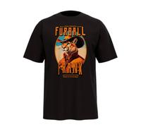 Puma GRAPHIC Cat Cowboy Relaxed Tee T-Shirt schwarz in XXL