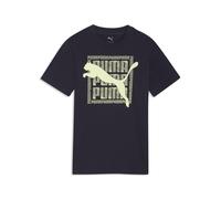 PUMA Graphic Cat T-Shirt Teenager, Accessoires, Blau, 9-10Y