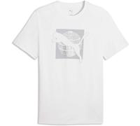 Puma GRAPHIC FOIL TEE Herren T-Shirt, weiß, größe M