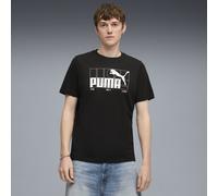 PUMA Graphic No.1 Logo T-Shirt Herren, Kleidung, Schwarz, XS Black