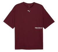 PUMA Graphic Oversized T-Shirt Herren 96 - ruby shimmer XXL