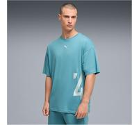 PUMA Graphic Oversized Trainingsshirt Herren 46 - baltic sea blue L