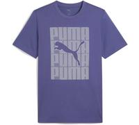 Puma GRAPHIC PUMA WORDING TEE Herren T-Shirt, blau, größe L
