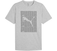 Puma GRAPHIC PUMA WORDING TEE Herren T-Shirt, grau, größe L