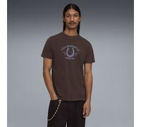 PUMA Graphic Retro Washed T-Shirt Herren, Kleidung, Braun, L