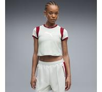 PUMA Graphic Slim Ringer-Baby-Shirt Damen, Kleidung, Grün, M