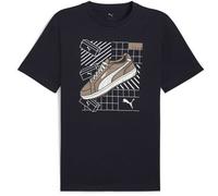 Puma GRAPHIC SNEAKER TEE Herren T-Shirt, dunkelblau, größe XL