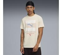 PUMA Graphic Stacked Graphic T-Shirt Herren, Kleidung, Weiß, XXL White