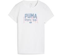 PUMA Graphic Varsity T-Shirt Damen 02 - PUMA white XL