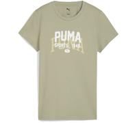 PUMA T-Shirt Graphic Varsity Tee – Unisex – Grün – XL – 1 Stück