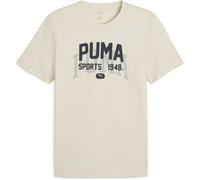 PUMA Graphic Varsity T-Shirt Herren, Kleidung, Alpine Snow, XL White