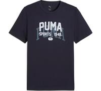 Puma GRAPHIC VARSITY TEE Herren T-Shirt, dunkelblau, größe S