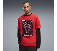 PUMA Graphics Box T-Shirt Herren, Accessoires, Rot, M