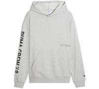 PUMA Graphics French Terry Hoodie Herren 04 - light gray heather M