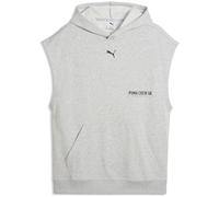 PUMA Graphics French Terry kurzarm Hoodie Herren 04 - light gray heather XL