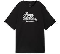 PUMA Graphics Relaxed Varsity T-Shirt Damen 01 - PUMA black S