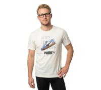 PUMA Herren Freizeit / Mode Sommer GJ T-Shirts / Tanks T-Shirts/Tanks ku.Arm He/Uni GRAPHICS Sneaker Tee (694358) L Weiß