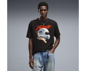 PUMA Graphics Speedcat Relaxed T-Shirt Herren, Accessoires, Schwarz, XS