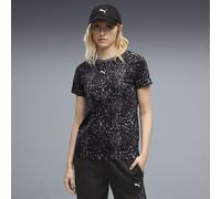 PUMA Graphics T-Shirt mit Animal-Print Damen, Kleidung, Grau, XS