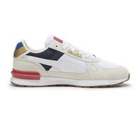PUMA Unisex GRAVITON PRO Sneaker, WARM White White-Club Navy-Club RED, 37 EU