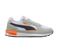Puma - "Graviton" Sneaker für Kinder, Wildleder, niedrig geschnitten (Puma Weiß/Marine/Grau) EU 38 / UK 5