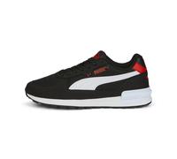 PUMA Graviton Jr Sneaker, Black White Red, 35.5 EU