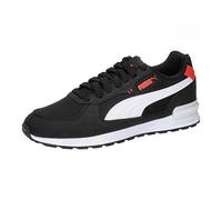 Puma Graviton Unisex-Kinder Jr Low Top Sneaker, Puma Schwarz PUMA Weiß PUMA Rot, 37.5 EU