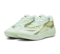 Puma Hallen-Indoorschuhe All-Pro Nitro mint/olive Herren, Größe Euro (US) 42,5 (9,5)
