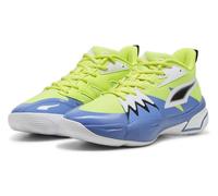 Puma Hallen-Indoorschuhe Genetics limegrün/blau Herren, Größe Euro (US) 44,5 (11)