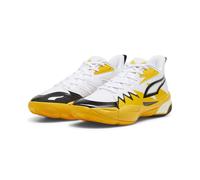 Puma Hallen-Indoorschuhe Genetics weiss/gelb Herren, Größe Euro (US) 43 (10)