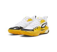 Puma Hallen-Indoorschuhe Genetics weiss/gelb Herren, Größe Euro (US) 45 (11,5)