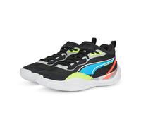 Puma Hallen-Indoorschuhe Playmaker Pro schwarz/bunt Herren, Größe Euro (US) 42 (9)