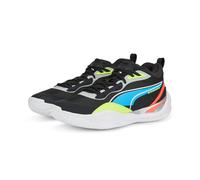 Puma Hallen-Indoorschuhe Playmaker Pro schwarz/bunt Herren, Größe Euro (US) 43 (10)
