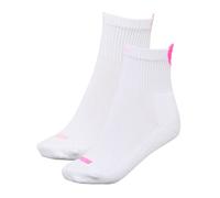2er Pack PUMA Heart Logo Crew Socken Damen 003 - white/pink 39-42