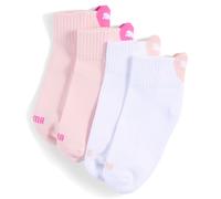 PUMA Heart Logo Gepolsterte Sportsocken Teenager (2er-Pack), Accessoires, Rosa, 27-30 Pink