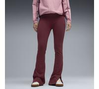 PUMA HER Ausgestellte High-Waist-Leggings Damen, Accessoires, Rot, M Red