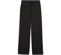 PUMA Damen HER Comfort High-Waist Straight Pants Gestrickte Hosen, PUMA Black,